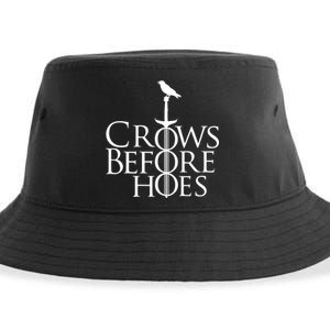 Crows Before Hoes Sustainable Bucket Hat