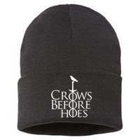 Crows Before Hoes Sustainable Knit Beanie