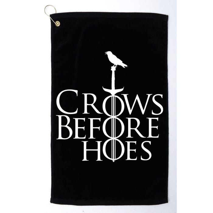 Crows Before Hoes Golf Towel