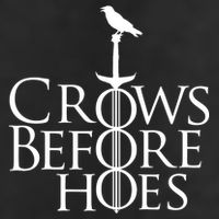 Crows Before Hoes Golf Towel