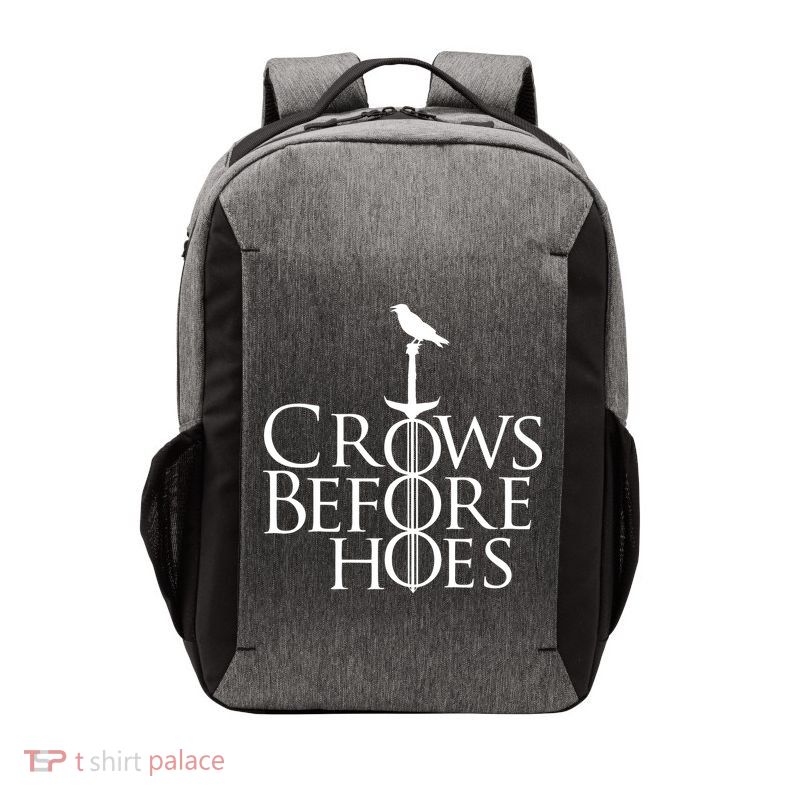Crows Before Hoes Vector Backpack