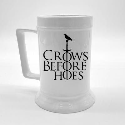 Crows Before Hoes Beer Stein