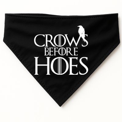 Crows Before Hoes Funny Tv Series USA-Made Doggie Bandana
