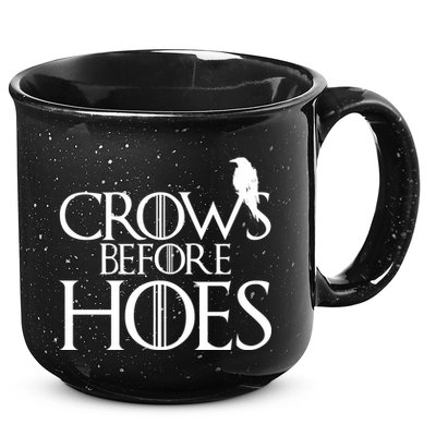 Crows Before Hoes Funny Tv Series 15oz Campfire Ceramic Mug