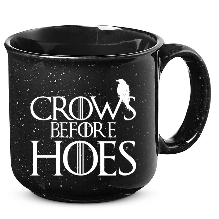 Crows Before Hoes Funny Tv Series 15oz Campfire Ceramic Mug