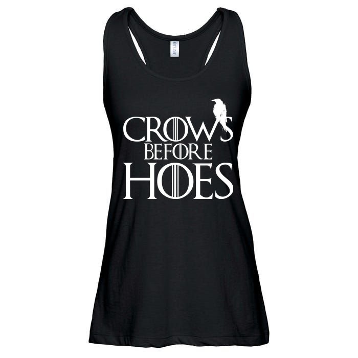 Crows Before Hoes Funny Tv Series Ladies Essential Flowy Tank