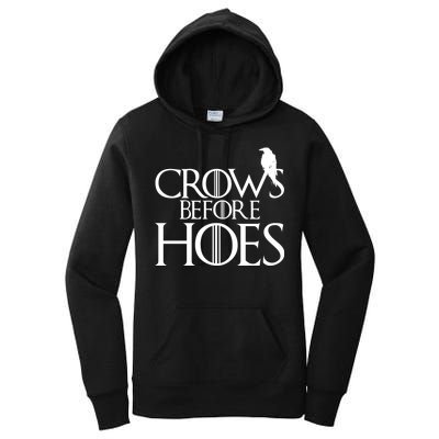 Crows Before Hoes Funny Tv Series Women's Pullover Hoodie