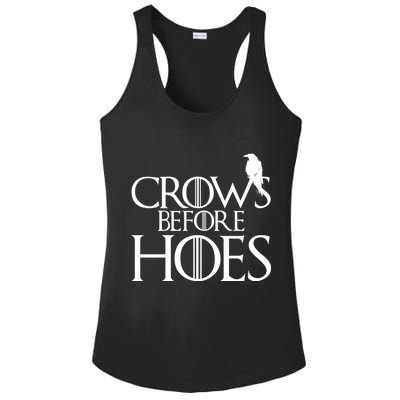 Crows Before Hoes Funny Tv Series Ladies PosiCharge Competitor Racerback Tank