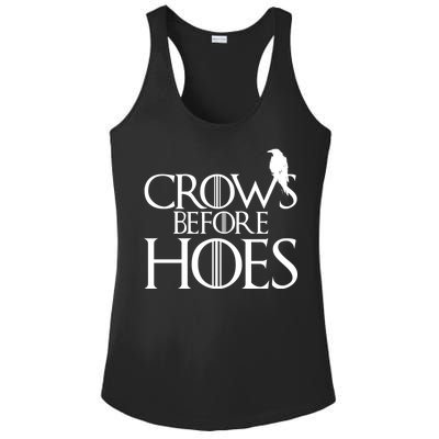 Crows Before Hoes Funny Tv Series Ladies PosiCharge Competitor Racerback Tank