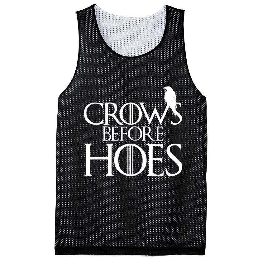 Crows Before Hoes Funny Tv Series Mesh Reversible Basketball Jersey Tank