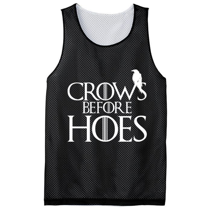 Crows Before Hoes Funny Tv Series Mesh Reversible Basketball Jersey Tank