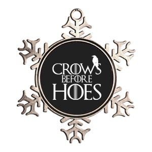 Crows Before Hoes Funny Tv Series Metallic Star Ornament