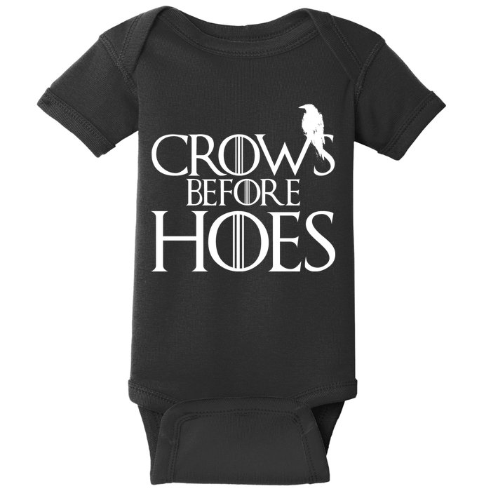Crows Before Hoes Funny Tv Series Baby Bodysuit