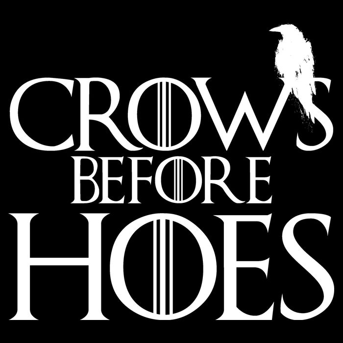 Crows Before Hoes Funny Tv Series Baby Bodysuit