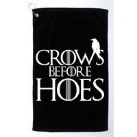 Crows Before Hoes Funny Tv Series Golf Towel