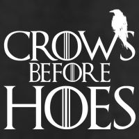 Crows Before Hoes Funny Tv Series Golf Towel