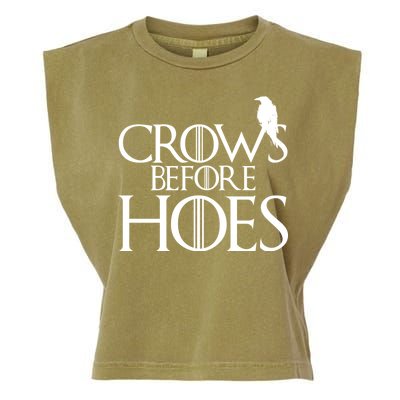 Crows Before Hoes Funny Tv Series Garment-Dyed Women's Muscle Tee