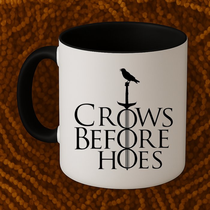 Crows Before Hoes Retro Mug