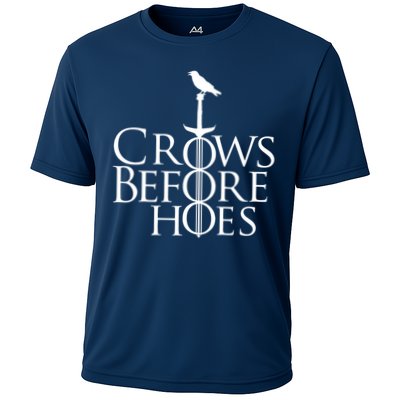 Crows Before Hoes Retro Performance Shirt