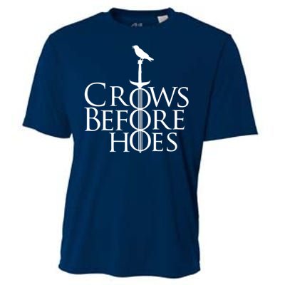 Crows Before Hoes Retro Cooling Performance Crew T-Shirt