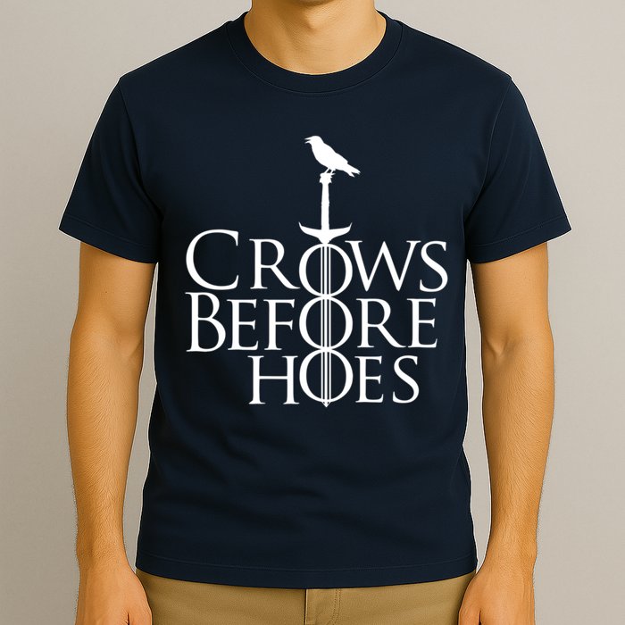 Crows Before Hoes Retro T-Shirt