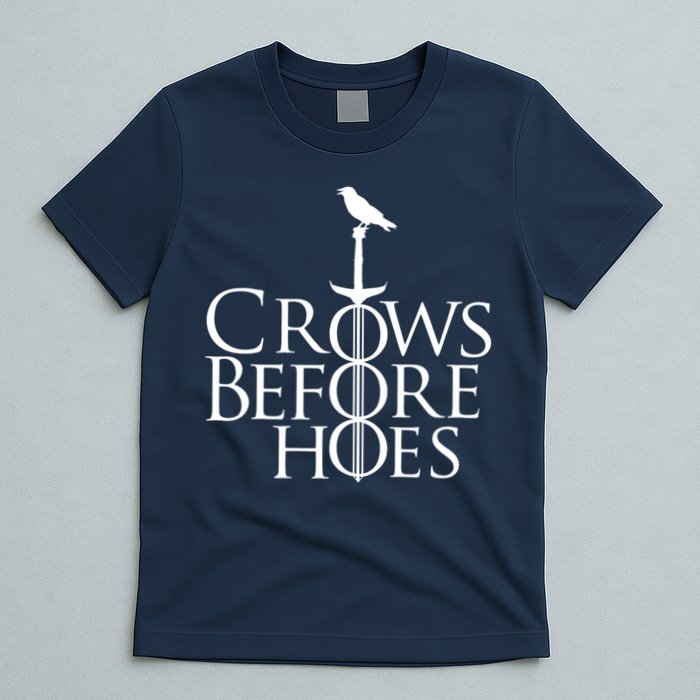 Crows Before Hoes Retro T-Shirt