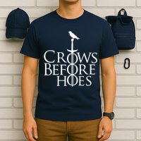 Crows Before Hoes Retro T-Shirt