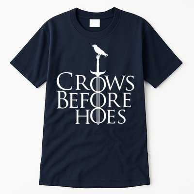 Crows Before Hoes Retro Tall T-Shirt