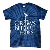 Crows Before Hoes Retro Tie-Dye T-Shirt