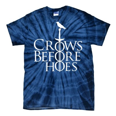 Crows Before Hoes Retro Tie-Dye T-Shirt