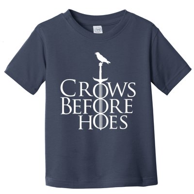 Crows Before Hoes Retro Toddler T-Shirt
