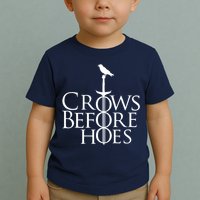 Crows Before Hoes Retro Toddler T-Shirt
