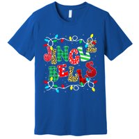 Christmas Red Plaid Jingle Bells Christmas Family Pajama Gift Premium T-Shirt