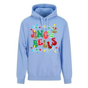 Christmas Red Plaid Jingle Bells Christmas Family Pajama Gift Unisex Surf Hoodie