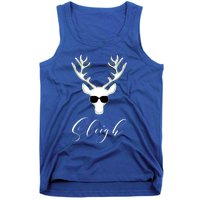 Christmas Reindeer Pajama Sleigh All Day Gift Tank Top