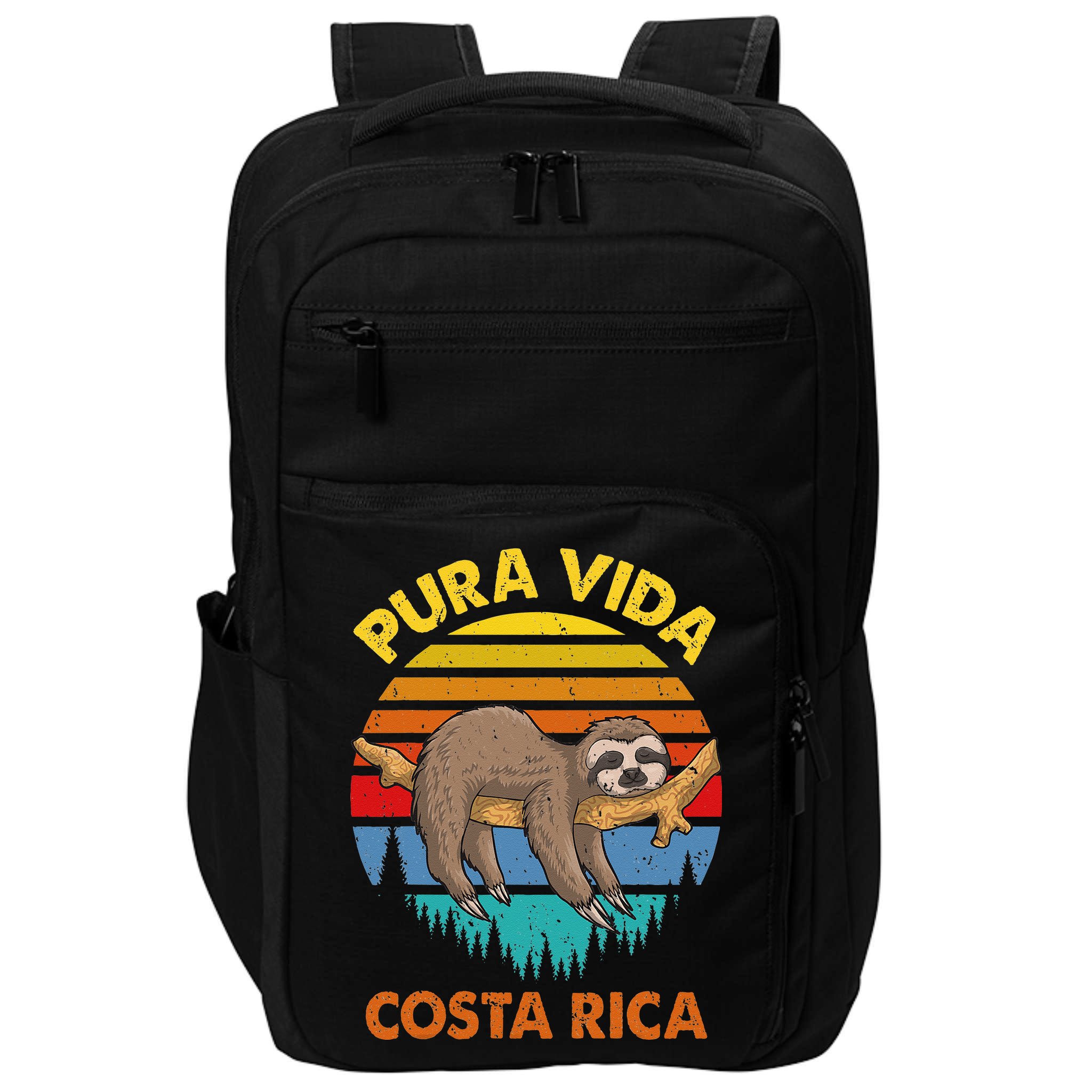 Costa Rica Pura Vida Sloth Impact Tech Backpack