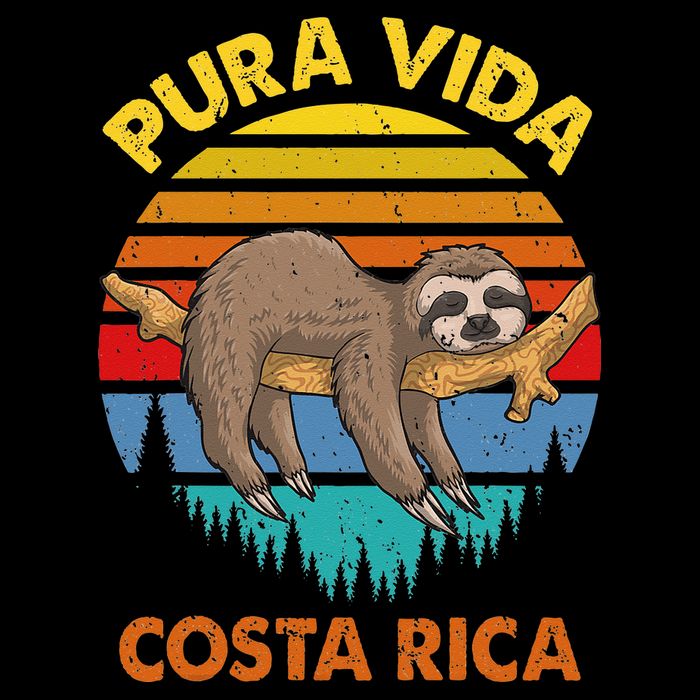 Costa Rica Pura Vida Sloth Impact Tech Backpack