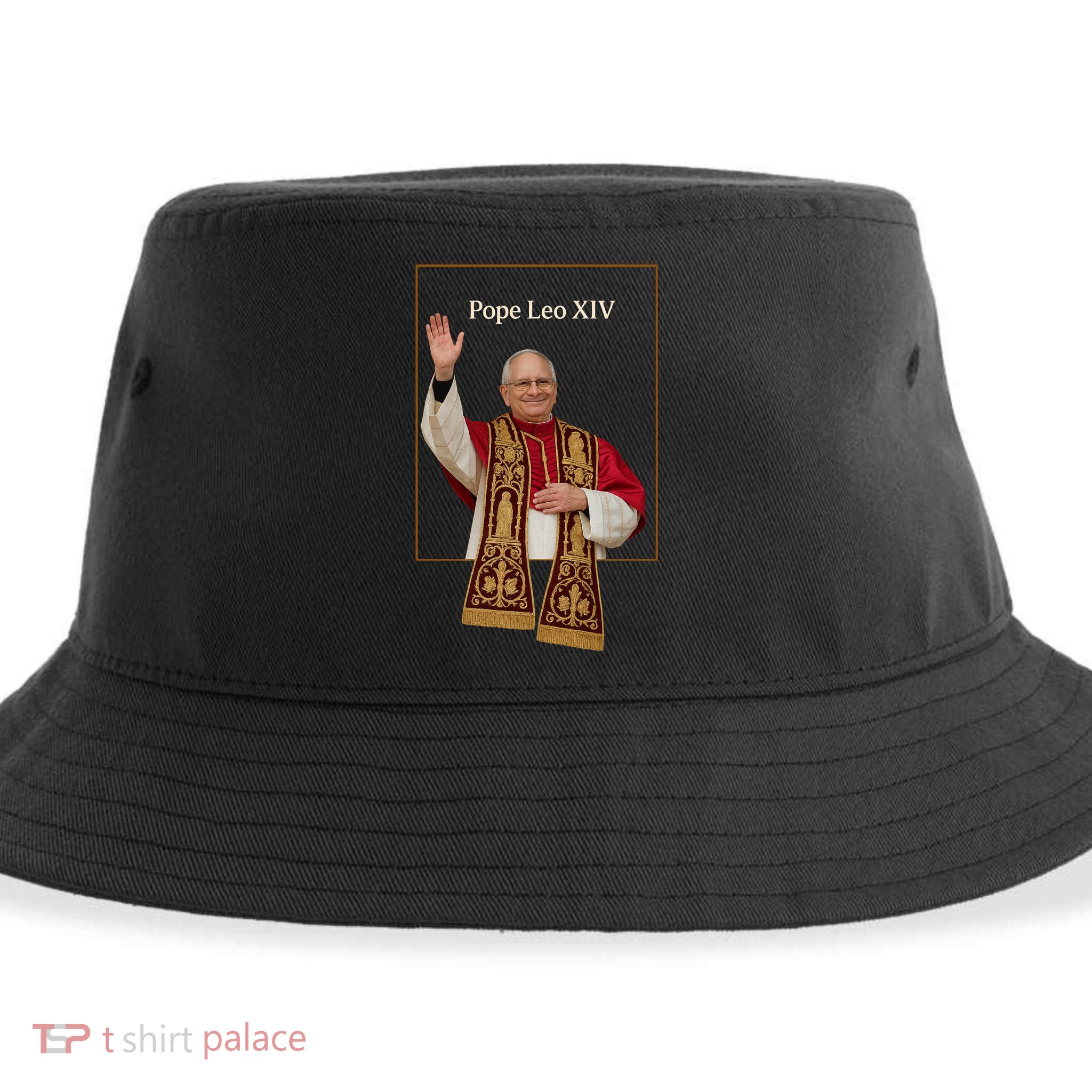 Cardinal Robert Prevost Pope Leo XIV Sustainable Bucket Hat