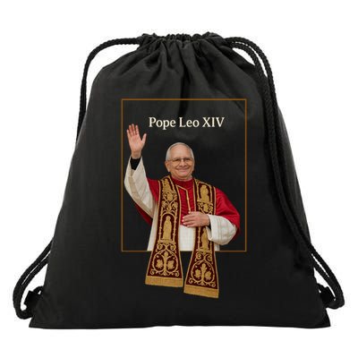 Cardinal Robert Prevost Pope Leo XIV Drawstring Bag
