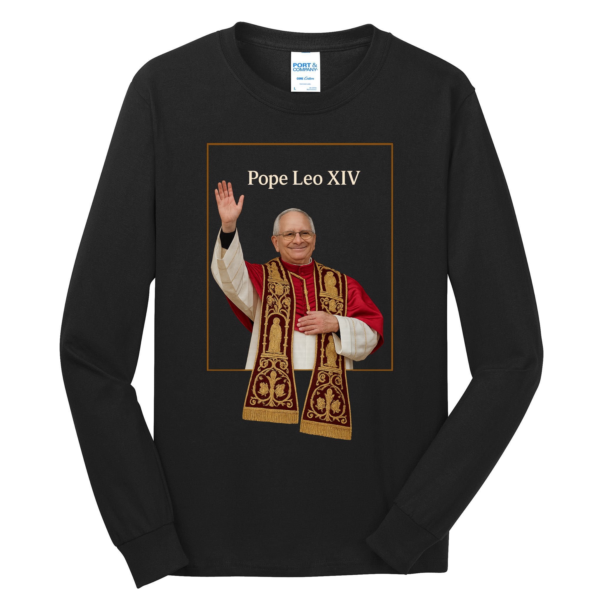 Cardinal Robert Prevost Pope Leo XIV Tall Long Sleeve T-Shirt