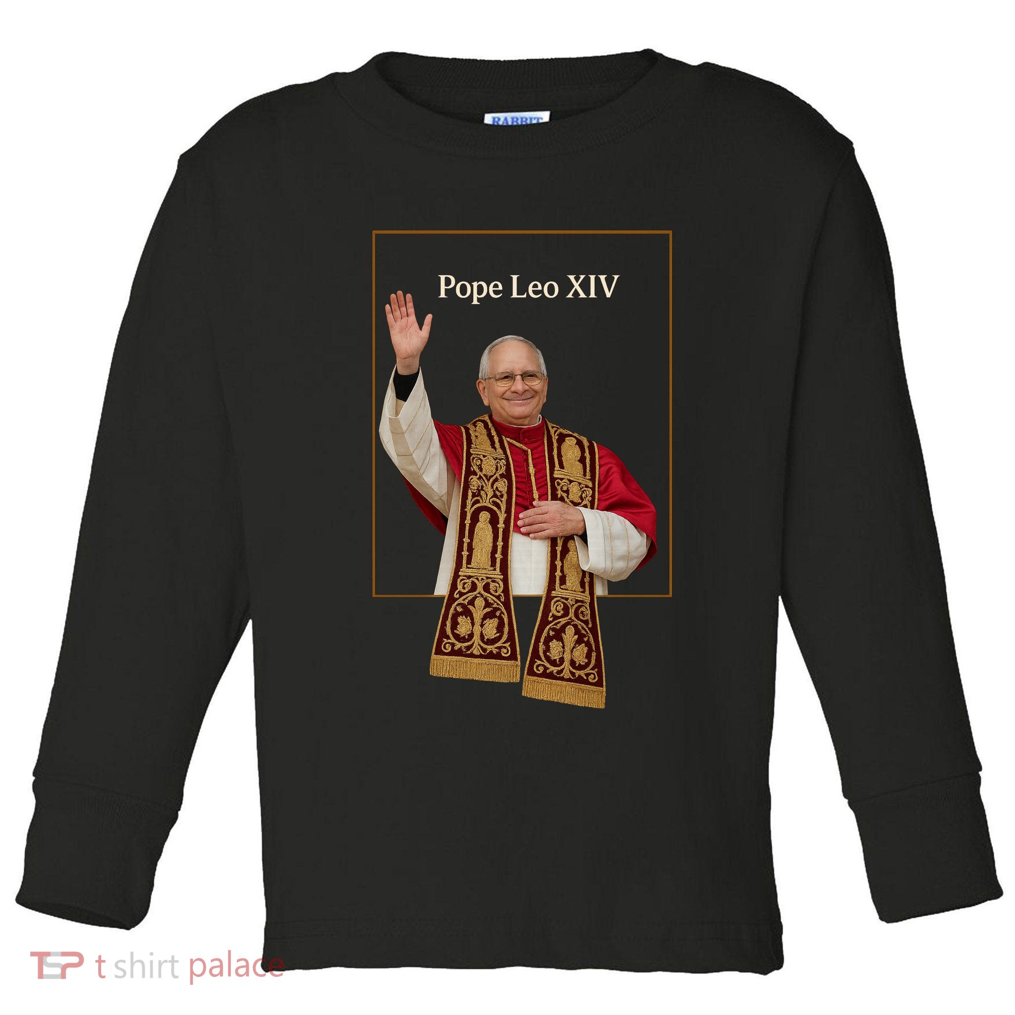Cardinal Robert Prevost Pope Leo XIV Toddler Long Sleeve Shirt