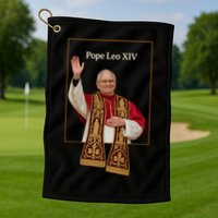 Cardinal Robert Prevost Pope Leo XIV Golf Towel
