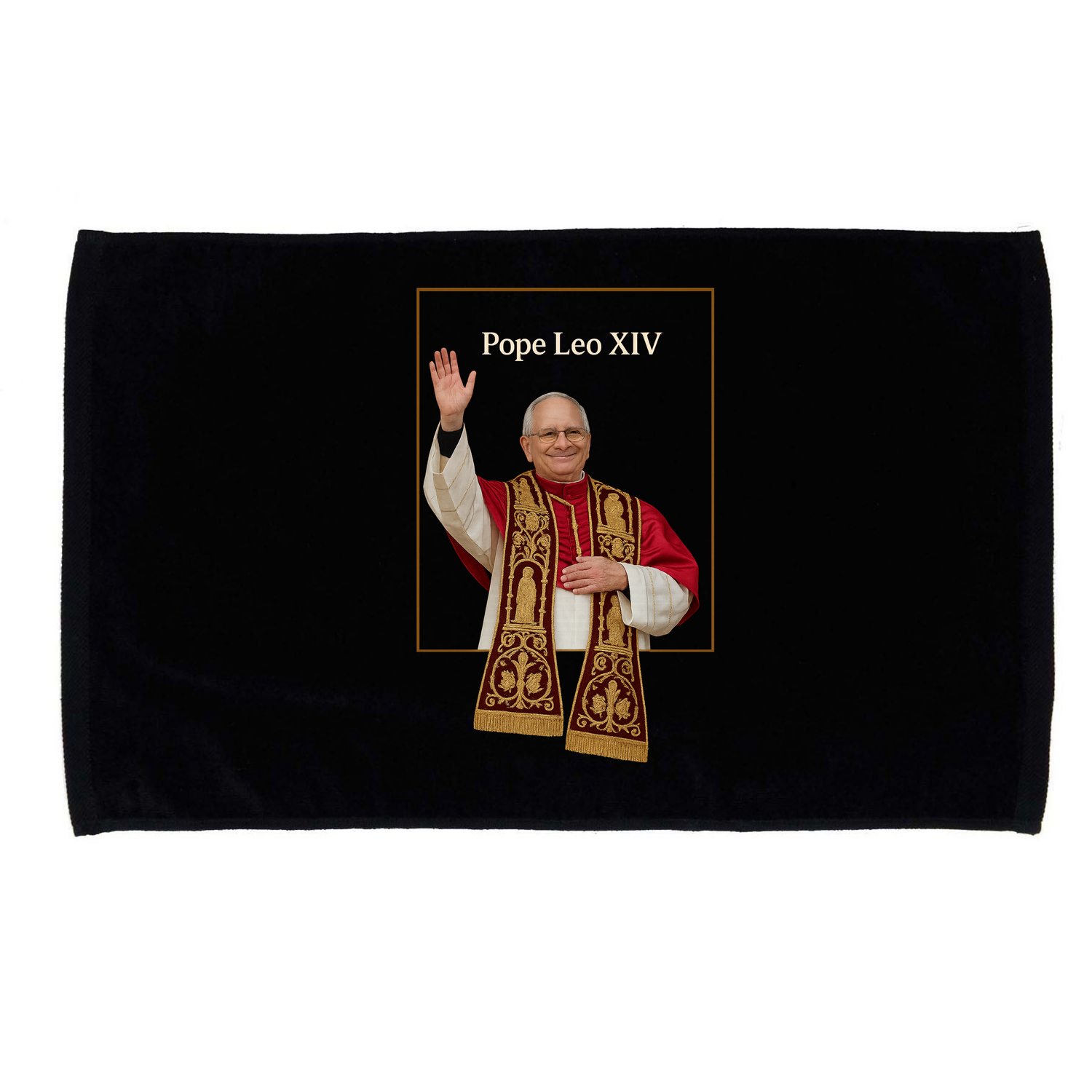 Cardinal Robert Prevost Pope Leo XIV Microfiber Hand Towel