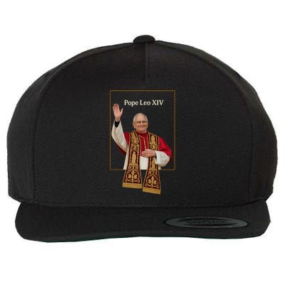 Cardinal Robert Prevost Pope Leo XIV Wool Snapback Cap