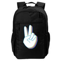 Colorful Retro Peace Sign Backpack