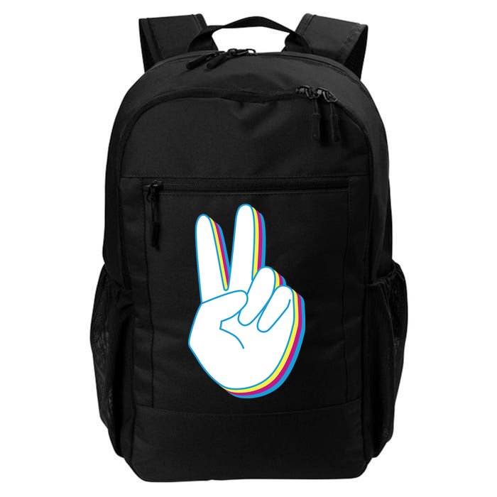 Colorful Retro Peace Sign Backpack