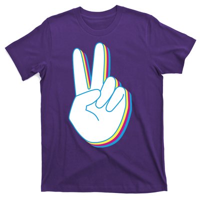 Colorful Retro Peace Sign T-Shirt