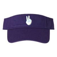 Colorful Retro Peace Sign Visor