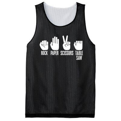 Carpenters Rock Paper Scissor Table Saw Gift Mesh Reversible Basketball Jersey Tank