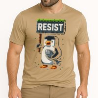 Cool Resist Penguin Funny Pixel Art Gamer Cooling Performance Crew T-Shirt